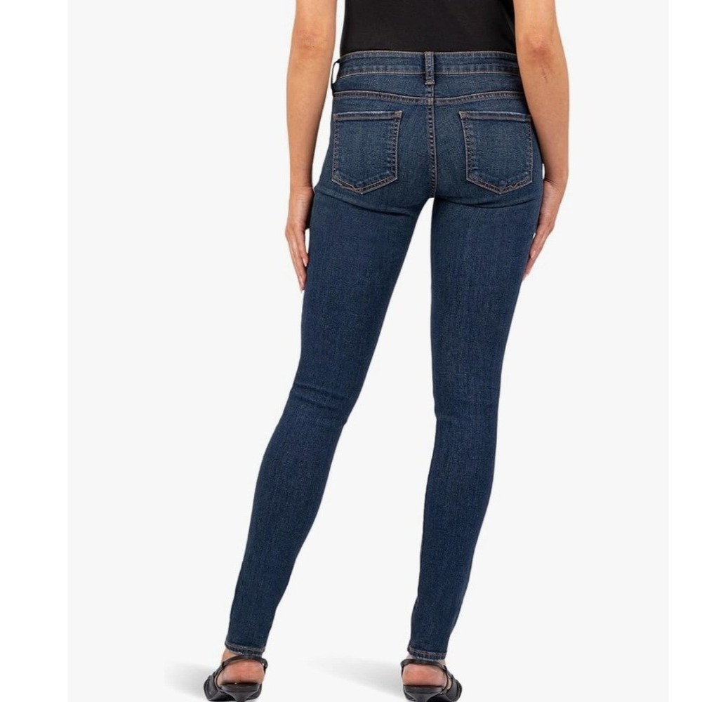 Kut from the Kloth Mia Toothpick Skinny‎ Jeans Dark Indigo Wash Womens Size 4 - Picture 2 of 11